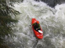 kayaker in rapids