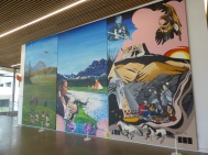 colourful mural